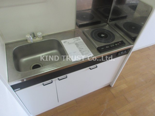 中津栄マンションのキッチン|お料理しやすいキッチンです