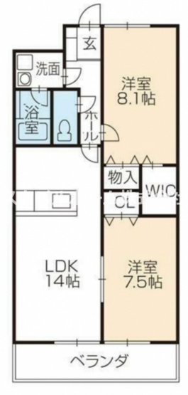 【間取り】 | ドゥソール | 使いやすい間取りです。