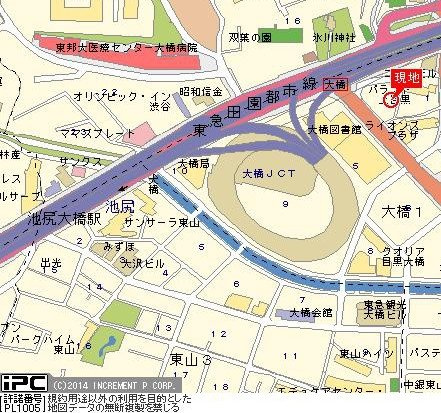 カームハウス大橋の地図