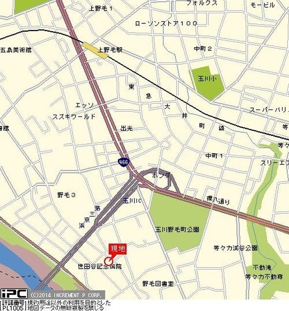 モビーレ等々力の地図