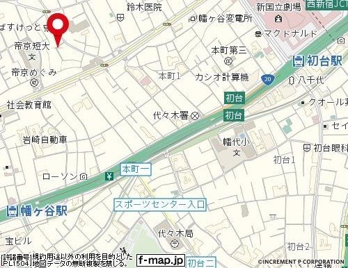 メイコーポラスの地図