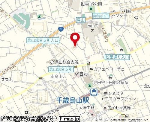 ラ・レジダンス・ド・アドラーブルの地図