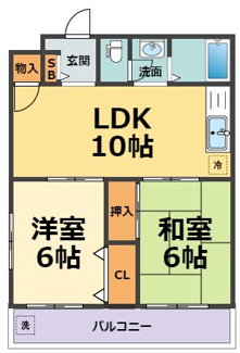 【間取り】 | 宝津マンション