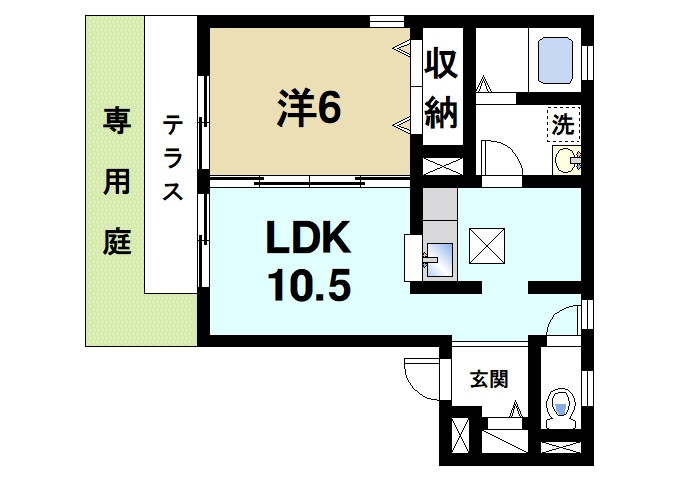 アトランタの間取り|間取り