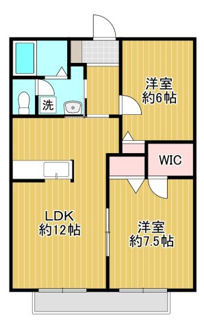 ウエスト／イーストグリーンヒルズの間取り