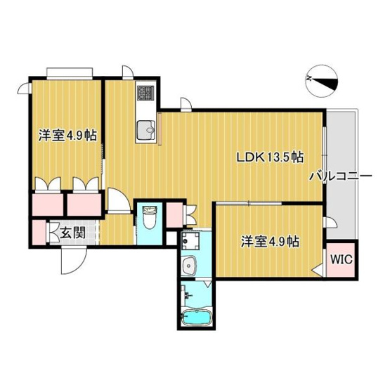 【間取り】 | サンハイム米夢