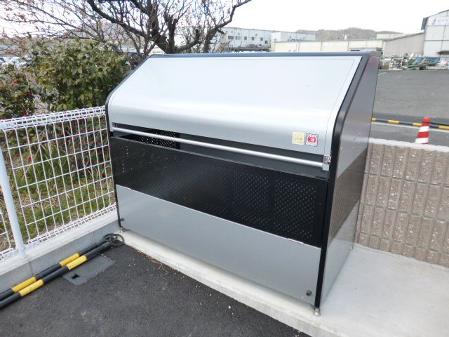 総社市井尻野のアパートのその他共用部分|敷地内専用ゴミステーション