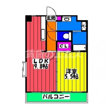 【間取り】 | アークプラザしおばる | アークプラザしおばるの間取り