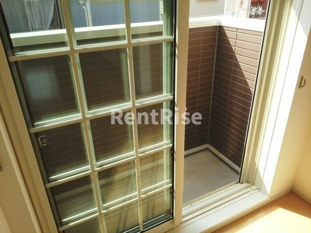 パークサイドゆうぎりＡのバルコニー