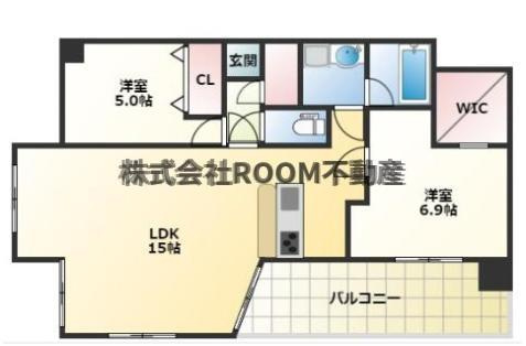 La ville nord hillsの間取り