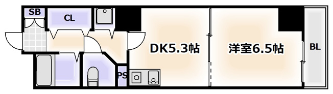 【間取り】 | プレサンス千日前通