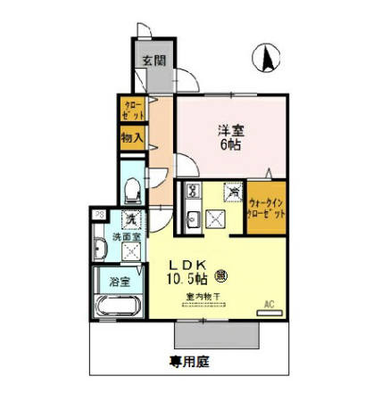 D-roomシルクマムの間取り