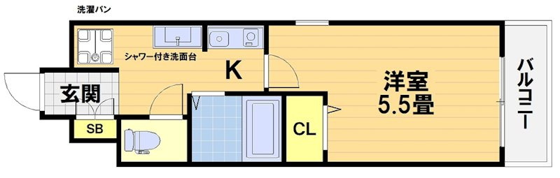 SHICATA　SIX　BLDG（シカタシスビルディング）の間取り