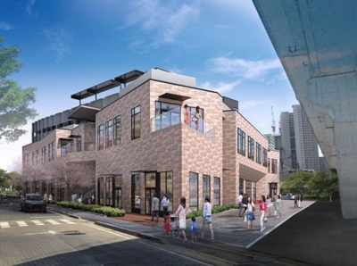 【外観パース】 | （仮称）柏の葉ｽﾏｰﾄｼﾃｨ146街区商業棟