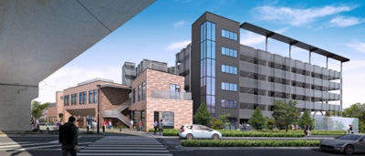 【外観パース】 | （仮称）柏の葉ｽﾏｰﾄｼﾃｨ146街区商業棟