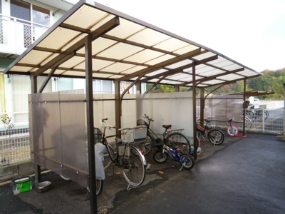 【その他共用部分】 | プレジール難波A | 自転車置き場
