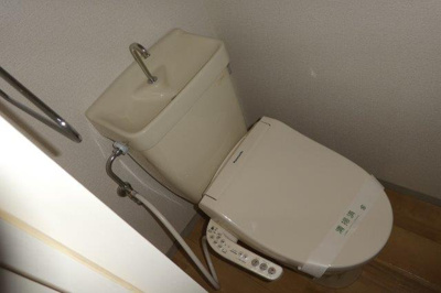 【トイレ】 | プレジール難波A | ウォシュレット