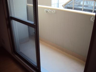 ハウスセゾン四条通のバルコニー