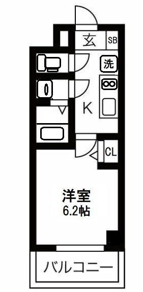 スプランディッドVの間取り