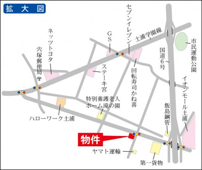 【地図】 | 宍塚貸地