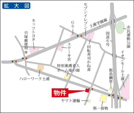 【地図】 | 宍塚貸地