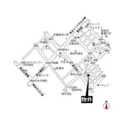 【地図】 | リーヴァ築地