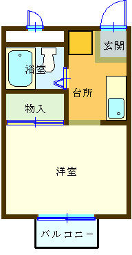 【間取り】 | コーポ愛
