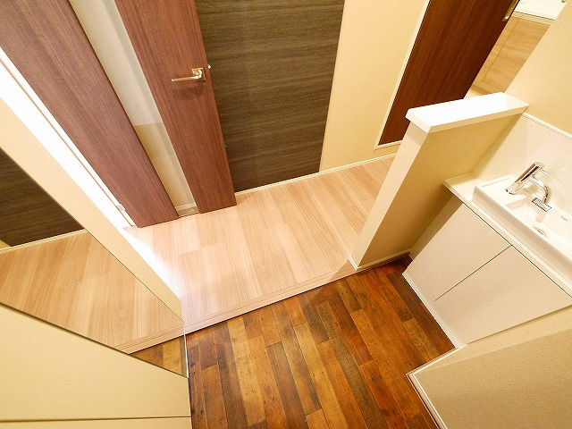 ボナール　C棟の玄関|ゆったりとした玄関です