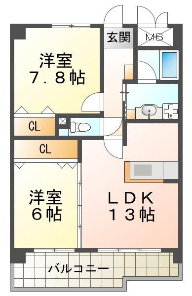 パレセゾンの間取り