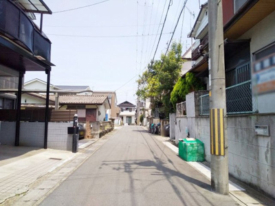 【前面道路含む現地写真】 | 城陽市寺田宮ノ谷　中古戸建
