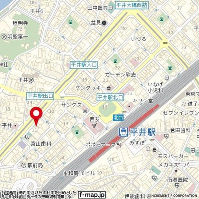 【地図】 | 江戸川平井青雲館レジデンス
