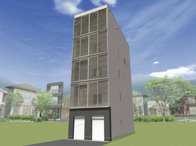 【外観】 | 仮称両国Ｒビル | 外観イメージパース