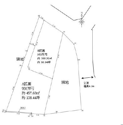 【土地図】 | 川越市笠幡売地