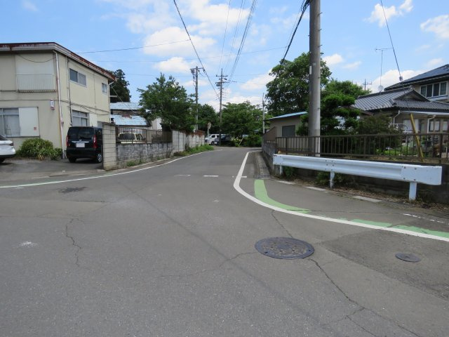 川越市笠幡売地の前面道路含む現地写真