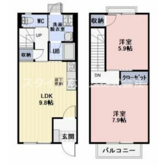 【間取り】 | ルミエール細谷 | 使いやすい間取りです。