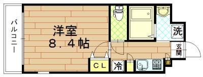 エイペックス京都室町の間取り