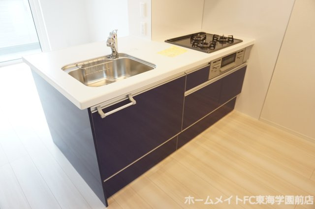 熊本市東区長嶺東６丁目のアパートのキッチン