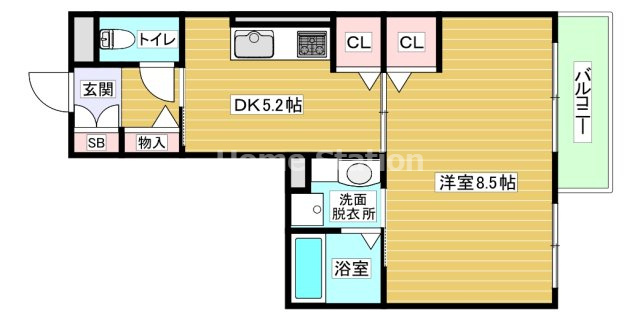 【間取り】 | エストドミール野田