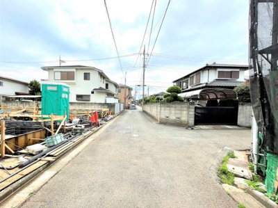 【前面道路含む現地写真】 | 東大和市新堀1期 | 北側4ｍ市道