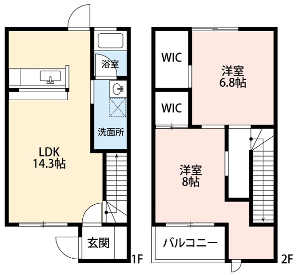 【間取り】 | ベルウッドハウスＩ
