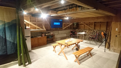【内装】 | 南さつま市金峰町　古民家風戸建 | 多目的室兼ガレージ