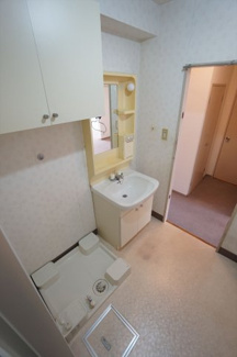 【独立洗面台】 | 川越グリーンパークN-2号棟 | 朝の身支度には欠かせない独立洗面化粧台