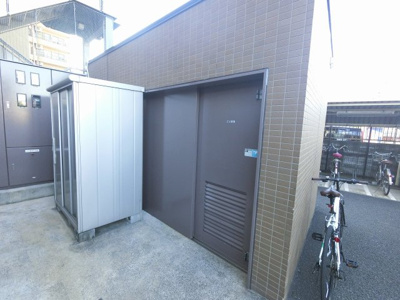 【その他共用部分】 | コスモ川崎宮前町 | ゴミ置場です。