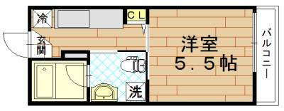 七条西大路メゾンの間取り
