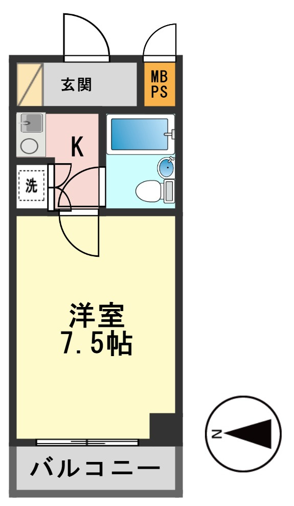 グローリア初穂新小岩の間取り