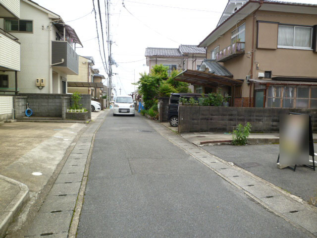【前面道路含む現地写真】 | 大枝中山町　建築条件無し売土地