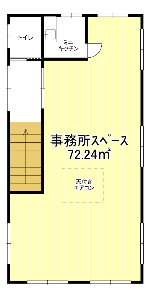 皆生６丁目貸事務所の間取り