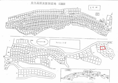 【区画図】 | 佐久高原美笹別荘地Ｇ－１９