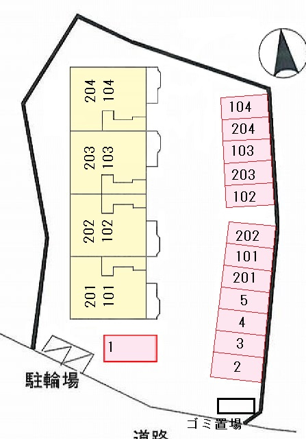 エレガンテ　パラッツォの区画図