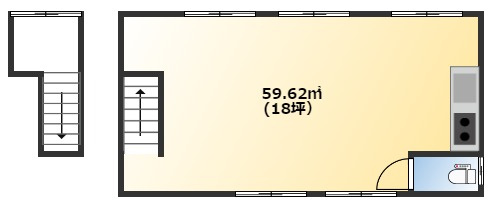 葛城市竹内テナントの間取り
